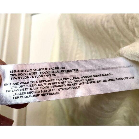 BOG - 🎉HP🎉 BAND OF THE FREE NWT “Raquel Ivory Cropped Pullover Sweater/Mock Neck - Picture 6 of 15